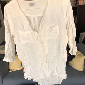 Off white work blouse